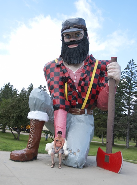 Duluth Trading Company - Happy Paul Bunyan Day! Legend says when Paul &  Babe, his blue Ox, were meandering around Minnesota their tracks were so  large they made the 10,000 lakes. Got