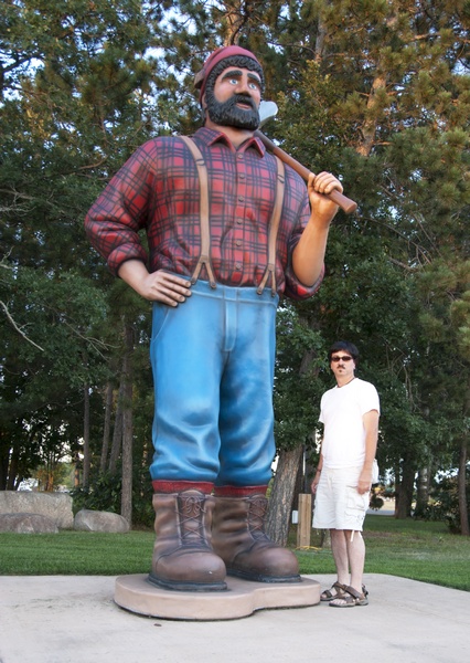 Duluth Trading Company - Happy Paul Bunyan Day! Legend says when Paul &  Babe, his blue Ox, were meandering around Minnesota their tracks were so  large they made the 10,000 lakes. Got