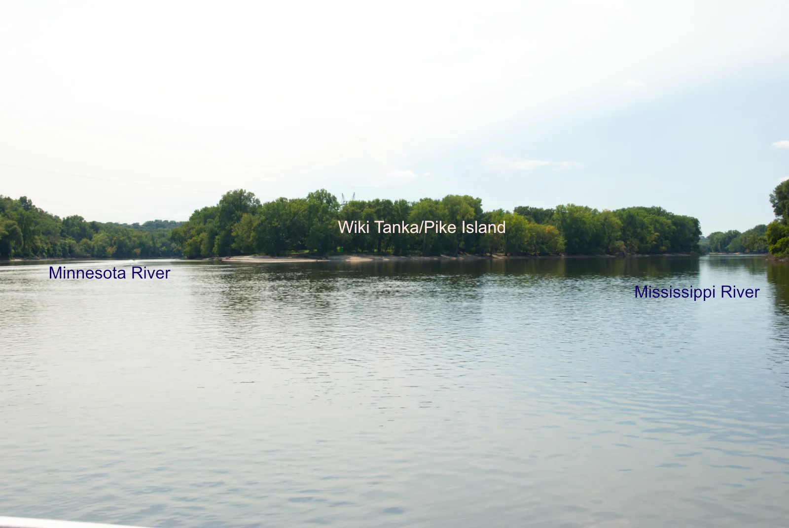 Mississippi River/Minnesota River Confluence