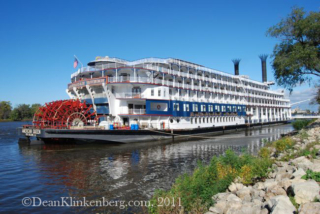 American Queen docked at La Crosse, WI